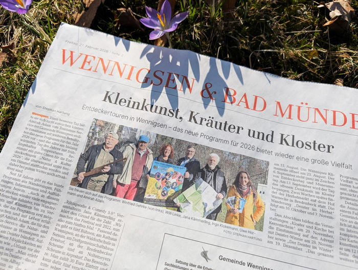 Artikel in der HAZ Wennigsen